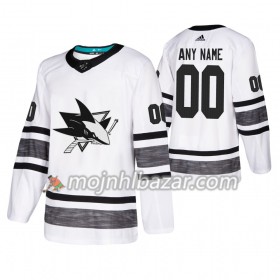 Dresovi San Jose Sharks Custom 2019 All-Star Adidas Bijela Authentic - Muške